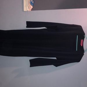 Long navy blue cardigan